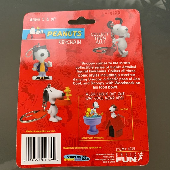 Snoopy with Woodstock keychain - Picture 2 of 3